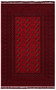 Conceptum Alfombra de Pasillo Bhr 04 Roja 80 x 150 cm